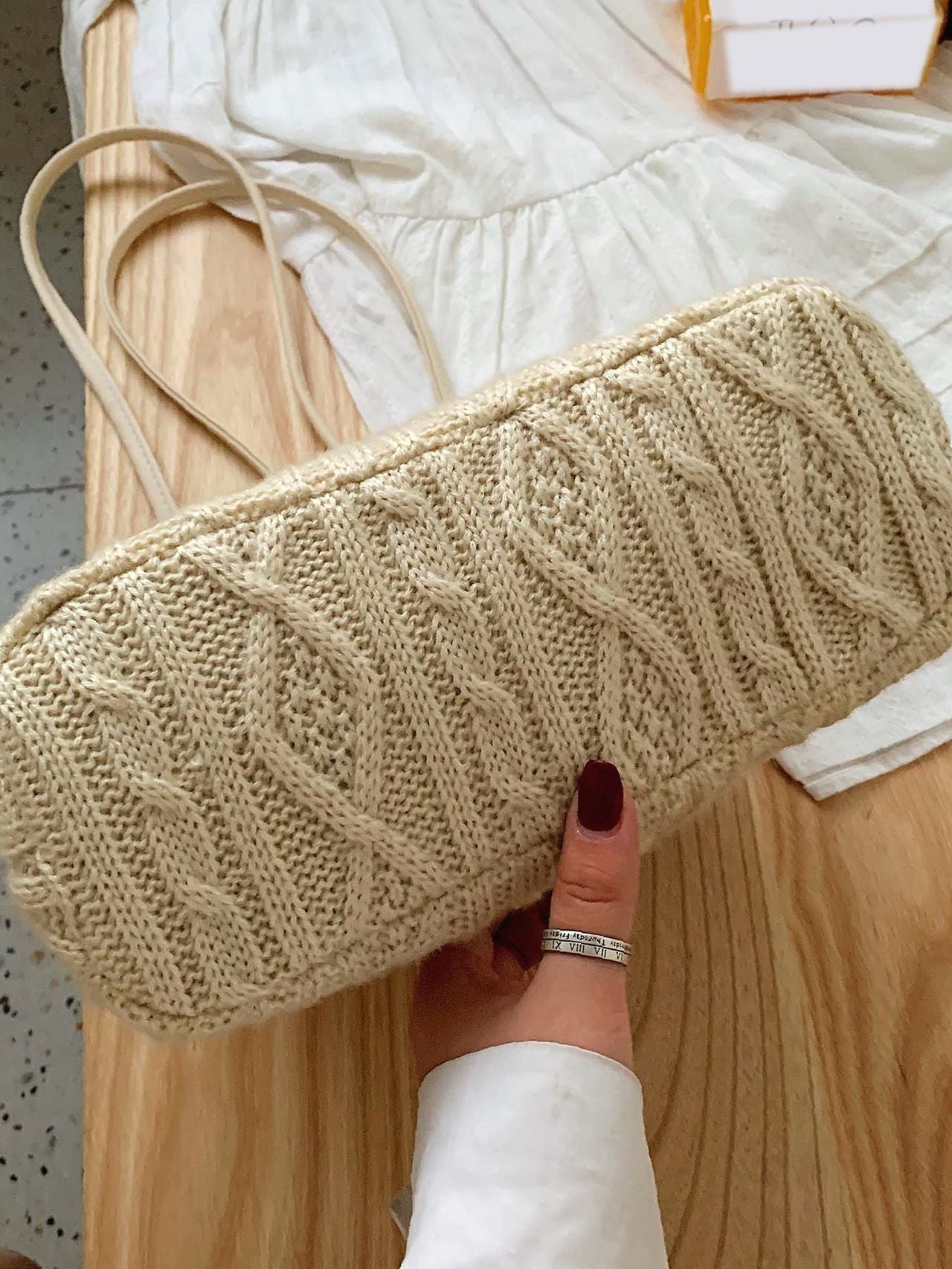 Maxct - Minimalist Crochet Tote Bag  - Women Tote Bags