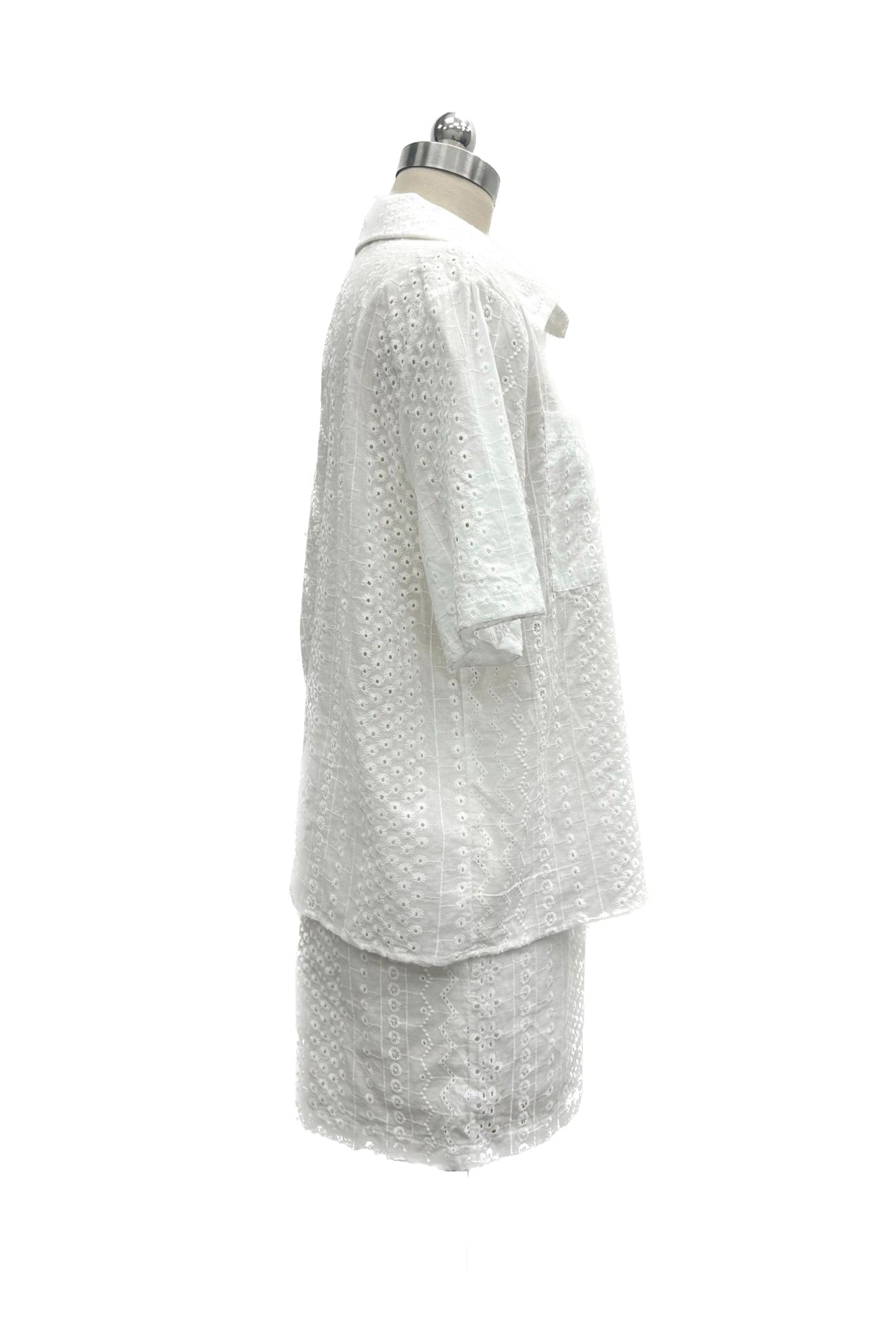 Maxct Jacquard Hollow Out Shirt Suits