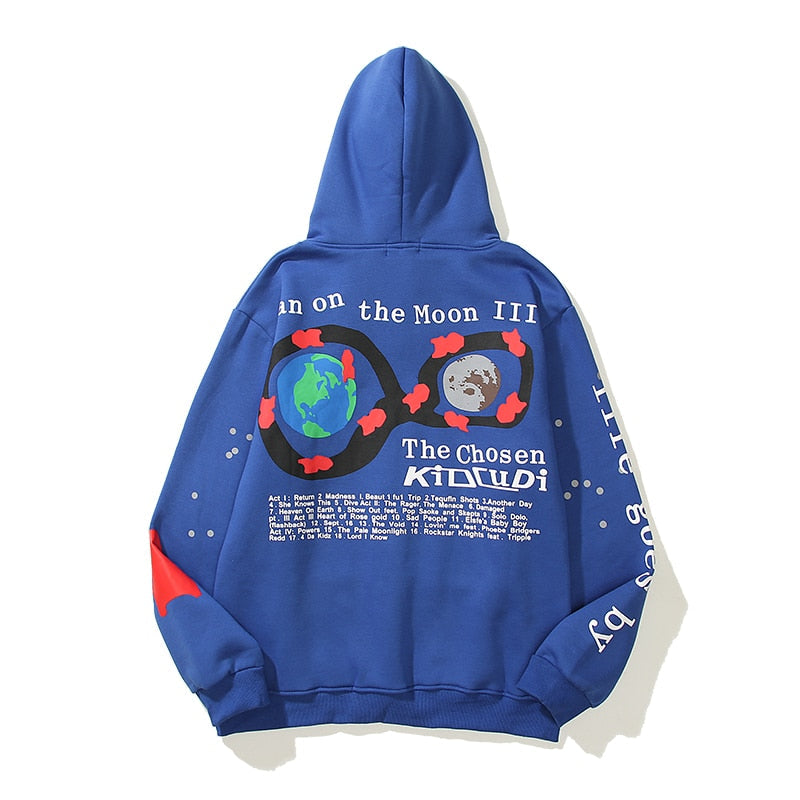 Unisex Retro Oversize Pullover Hoodies Maxct
