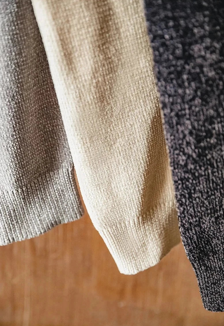 Maxct Chenille Style Crew Neck Sweater
