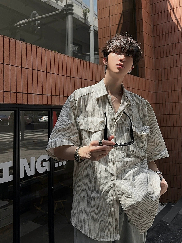 JM Vintage Striped Shirt Maxct