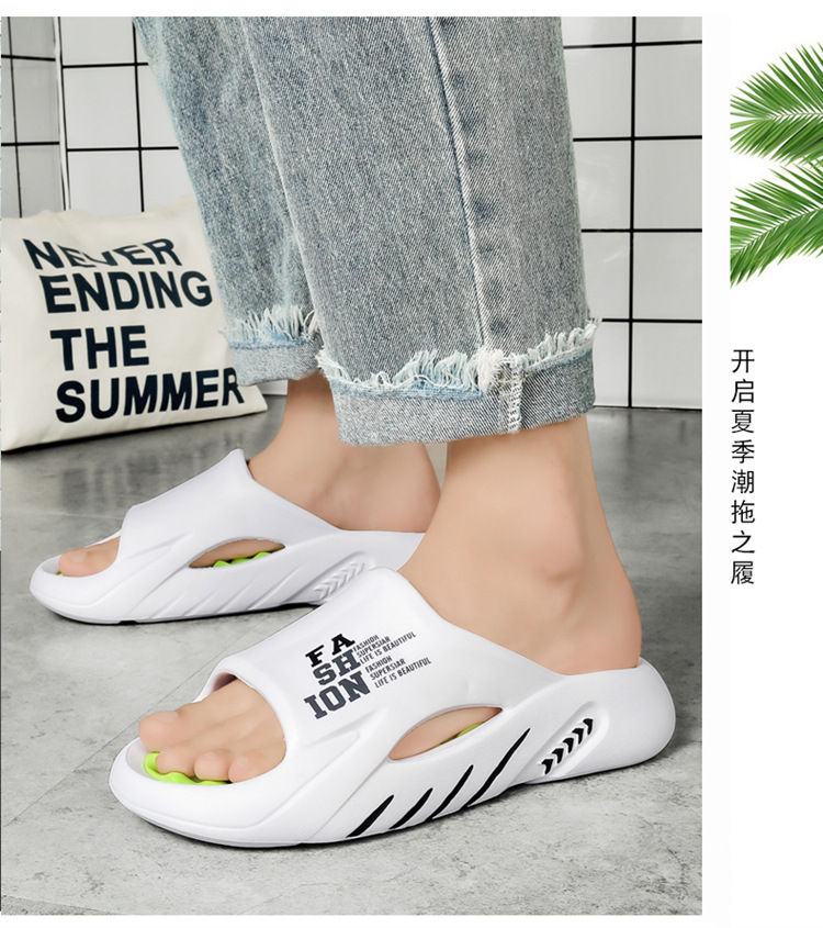 Summer Indoor Outdoor Soft Sole Slides for Men - true deals club