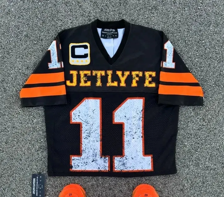 Maxct Y2K Retro American Casual Hip-hop Splicing Clothing Vintage Aesthetic Gothic Fashion Sports High Street Jersey T-shirt Man