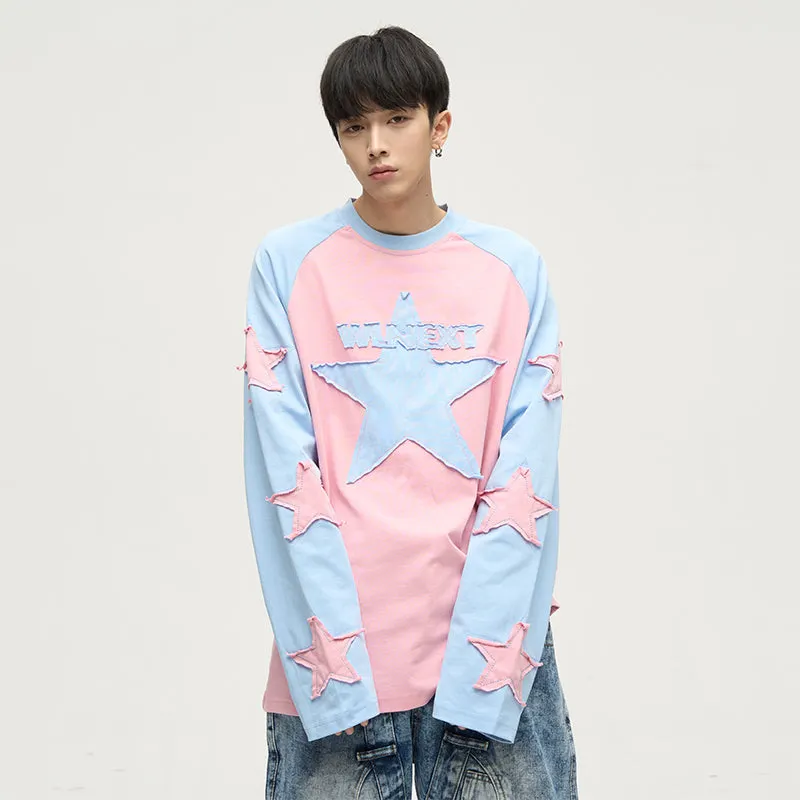 77Fight All Over Star Patches Shirt Maxct