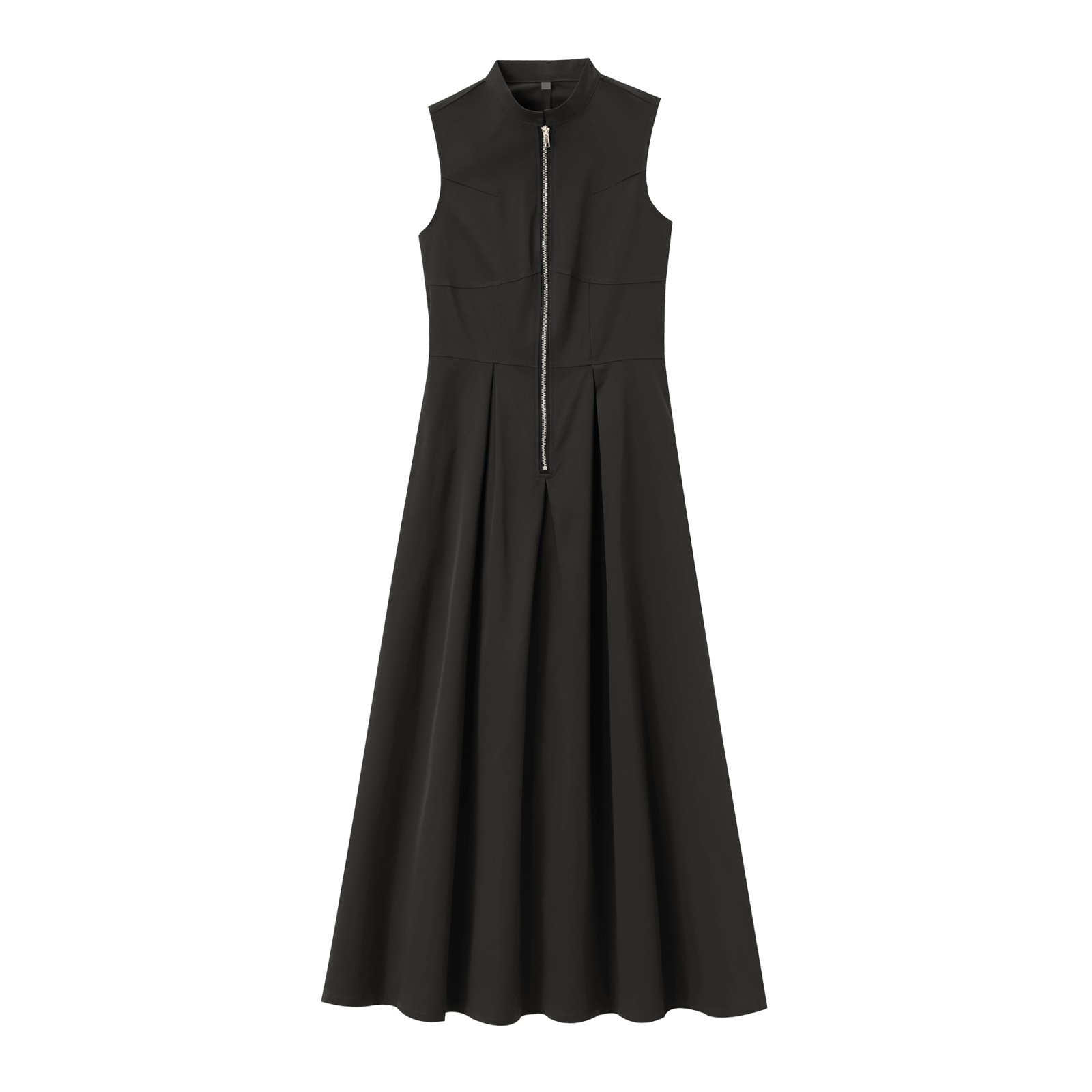 Maxct dress to impress outfits New Women's Fashionable round Neck Sleeveless Waist Dress