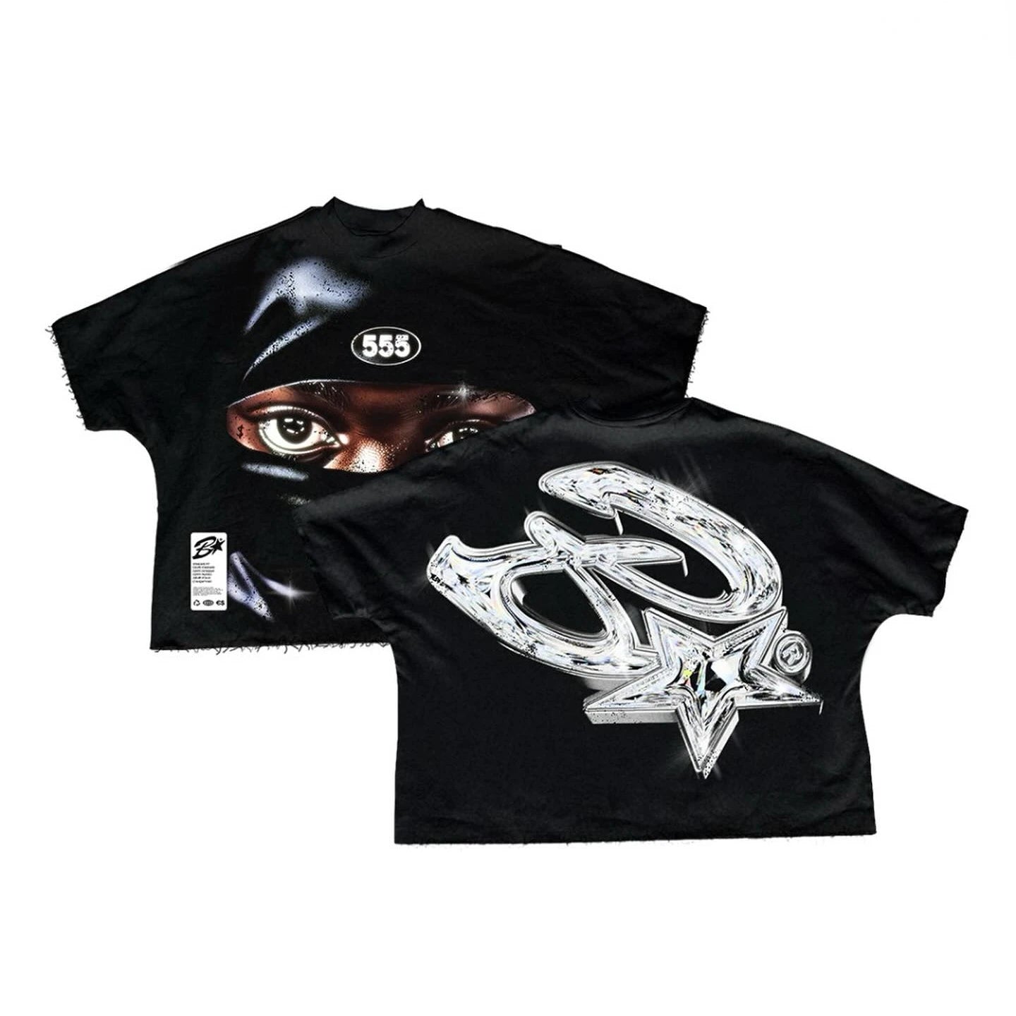 Maxct Streetwear Oversized Drop Sleeve T Shirts Men Women Harajuku Cartoon Characters Letter Graphic Print T Shirts Cotton Gothic Tops 1017