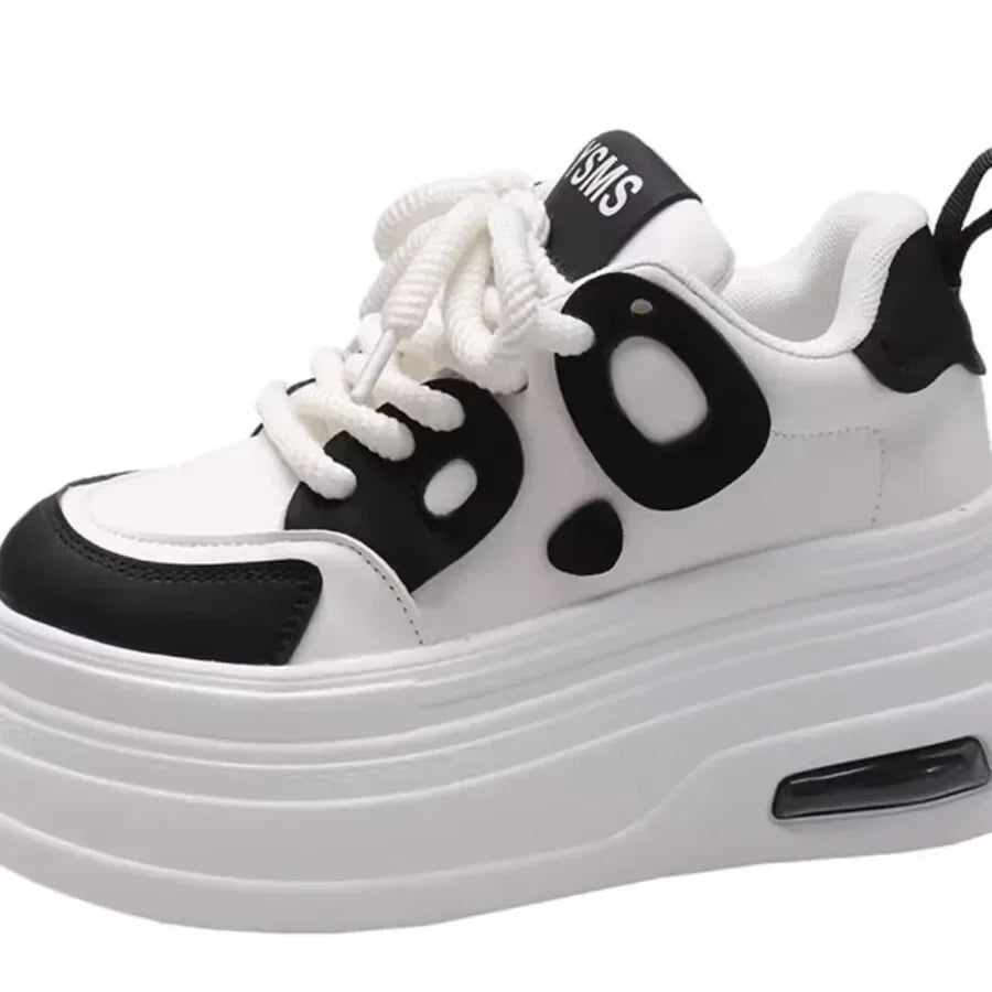 Chic White Platform Sneakers for Women Trendy, and Stylish Footwear Maxct