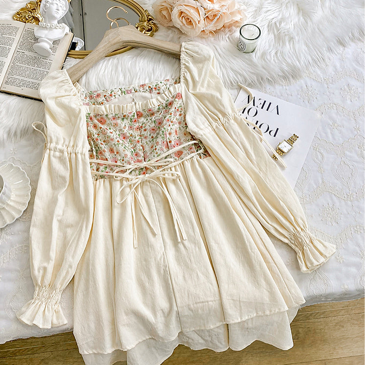 Florals In Bloom Ruffle Dress Maxct