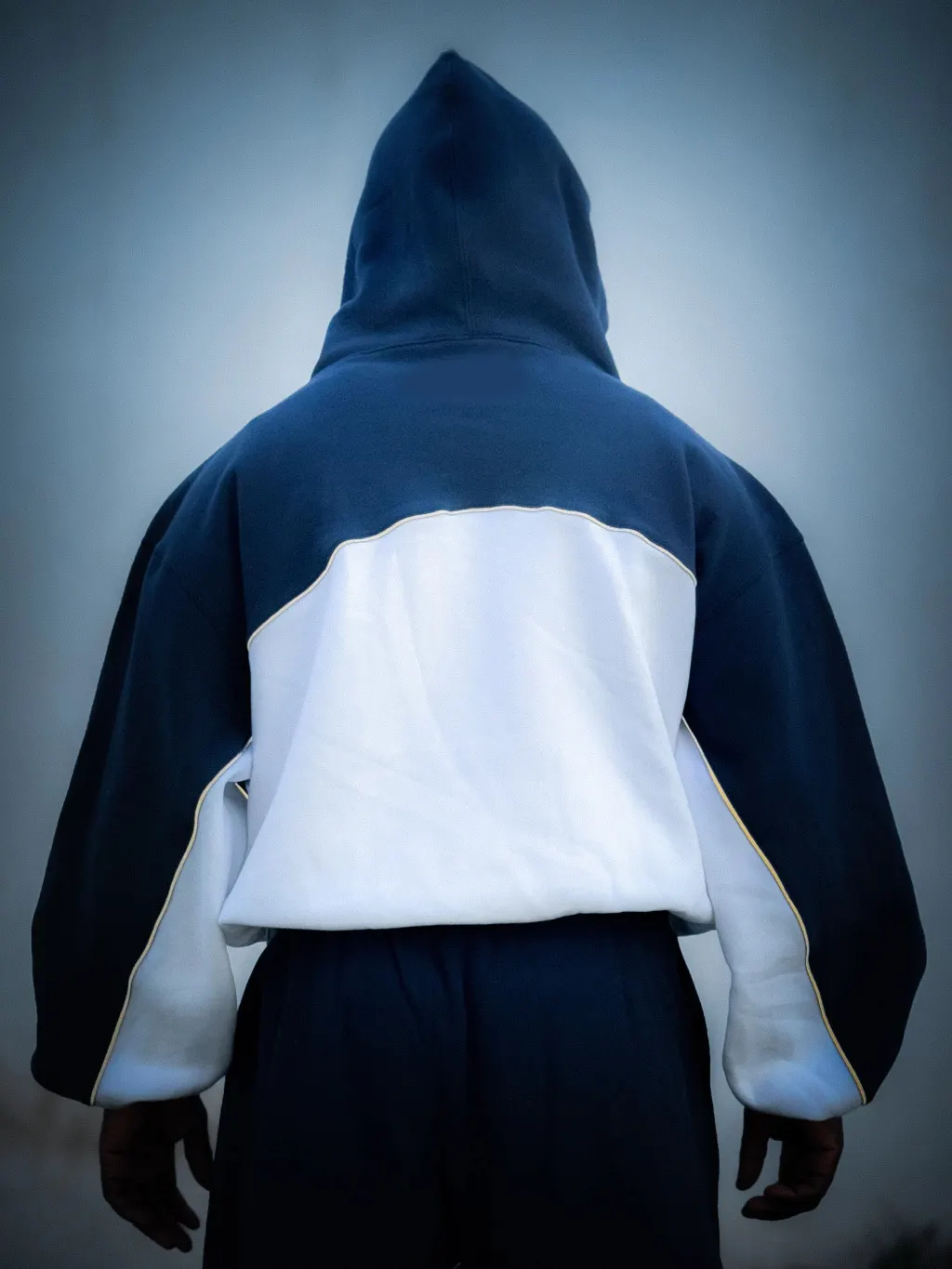 Y2k Winter Long Sleeved Hooded Sweatshirt With Color Blocking Patchwork Oversized Sweatshirt Streetwear Hip-Hop Rap Punk Outfit