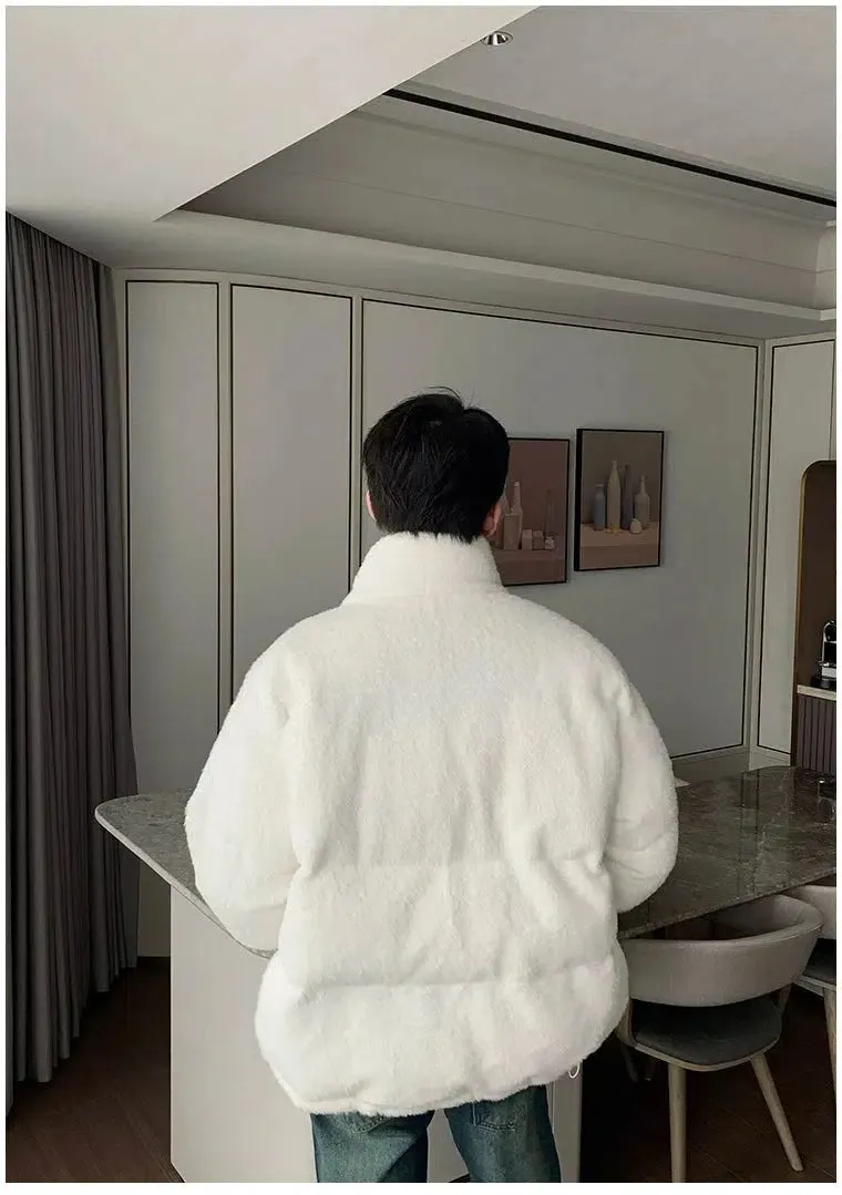 Maxct Cotton-padded Jacket with Scarf
