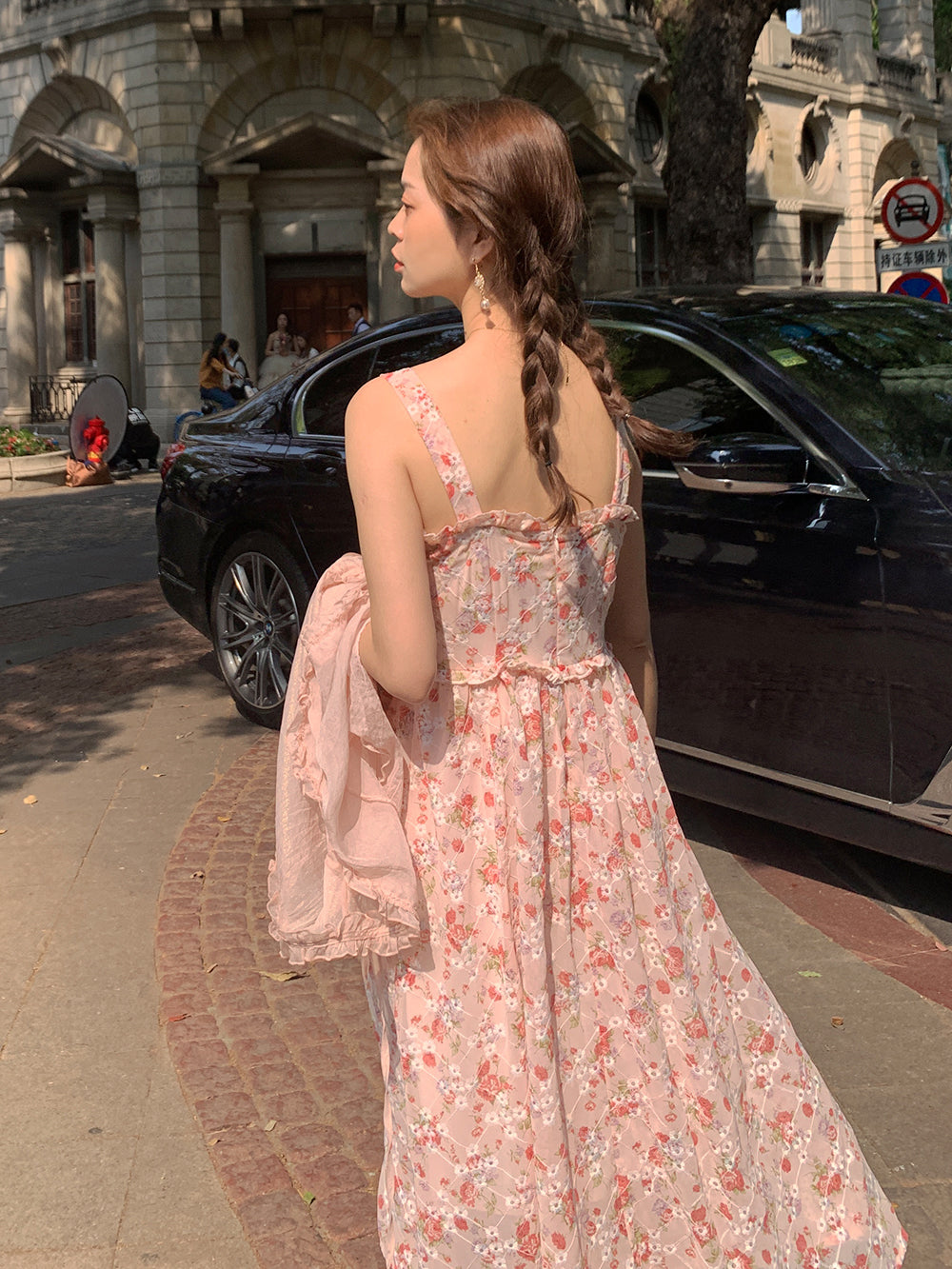 Tea Cup Floral Cami Dress Maxct