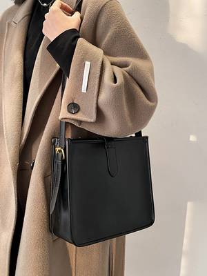 Bag For Love - Minimalist Metal Edge Bucket Bag - Women Maxct Bags