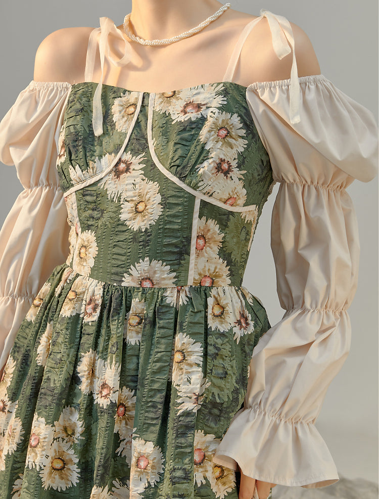 Daisy Cottage Midi Dress Maxct