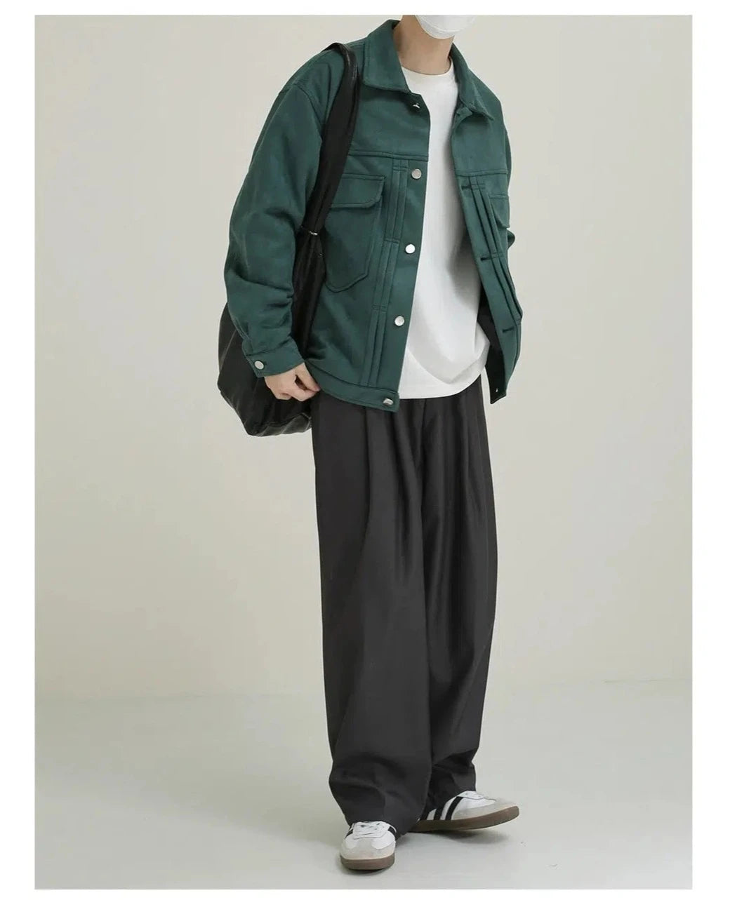 Maxct Suede Jacket with Large Pockets