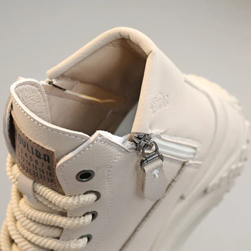 Comfort Elevated Luxury Fashion High-Top Platform Sneakers for Women Maxct