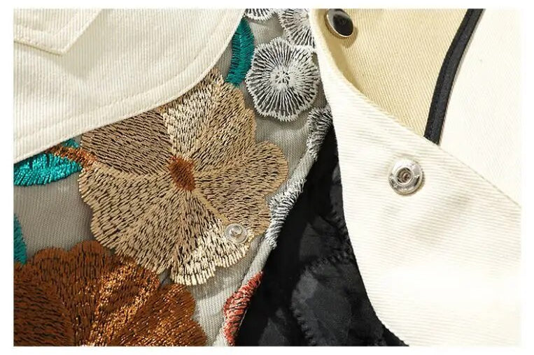 &NEW MITO Floral Embroidered Jacket