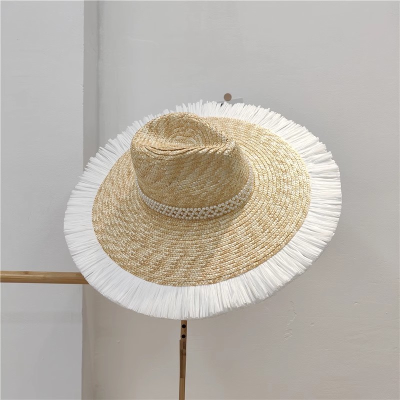 Sun Hat Fashion Wind Straw Women's Burrs Straw Hat