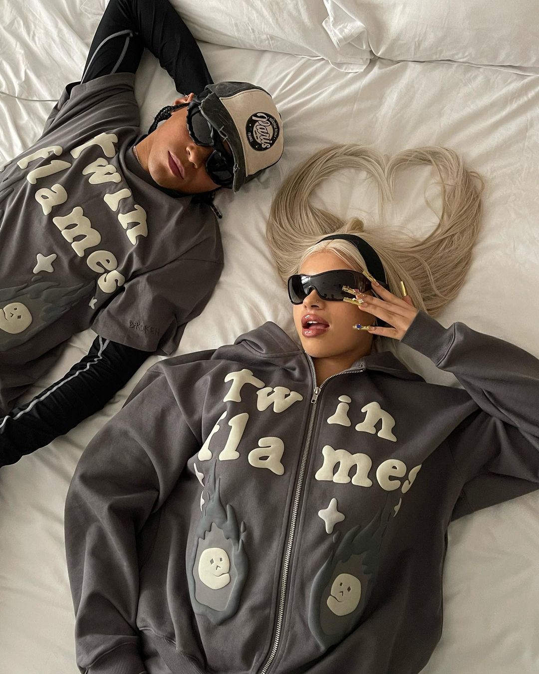 3D Letters Oversized Sweatshirt Hoodies Unisex - true deals club