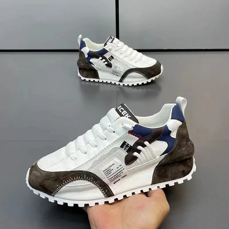 Slip-On Elevator Shoes for Men Checeful Chunky Sneakers Maxct