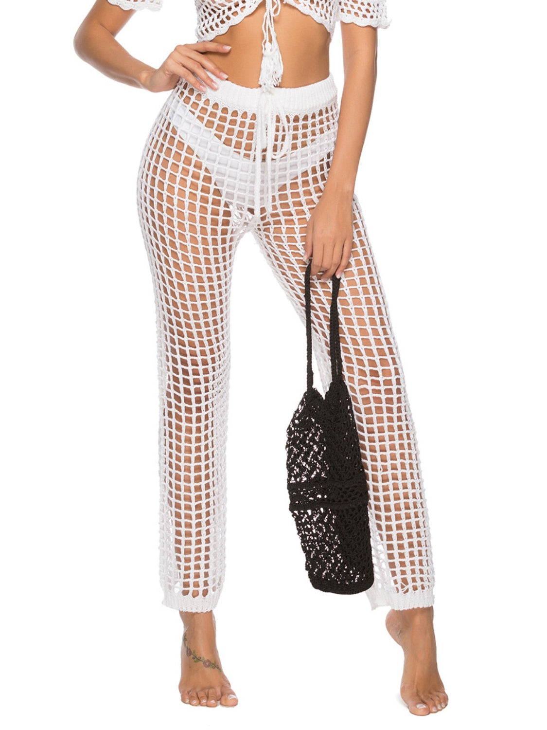Maxct &Cutout High Waist Swim Pants