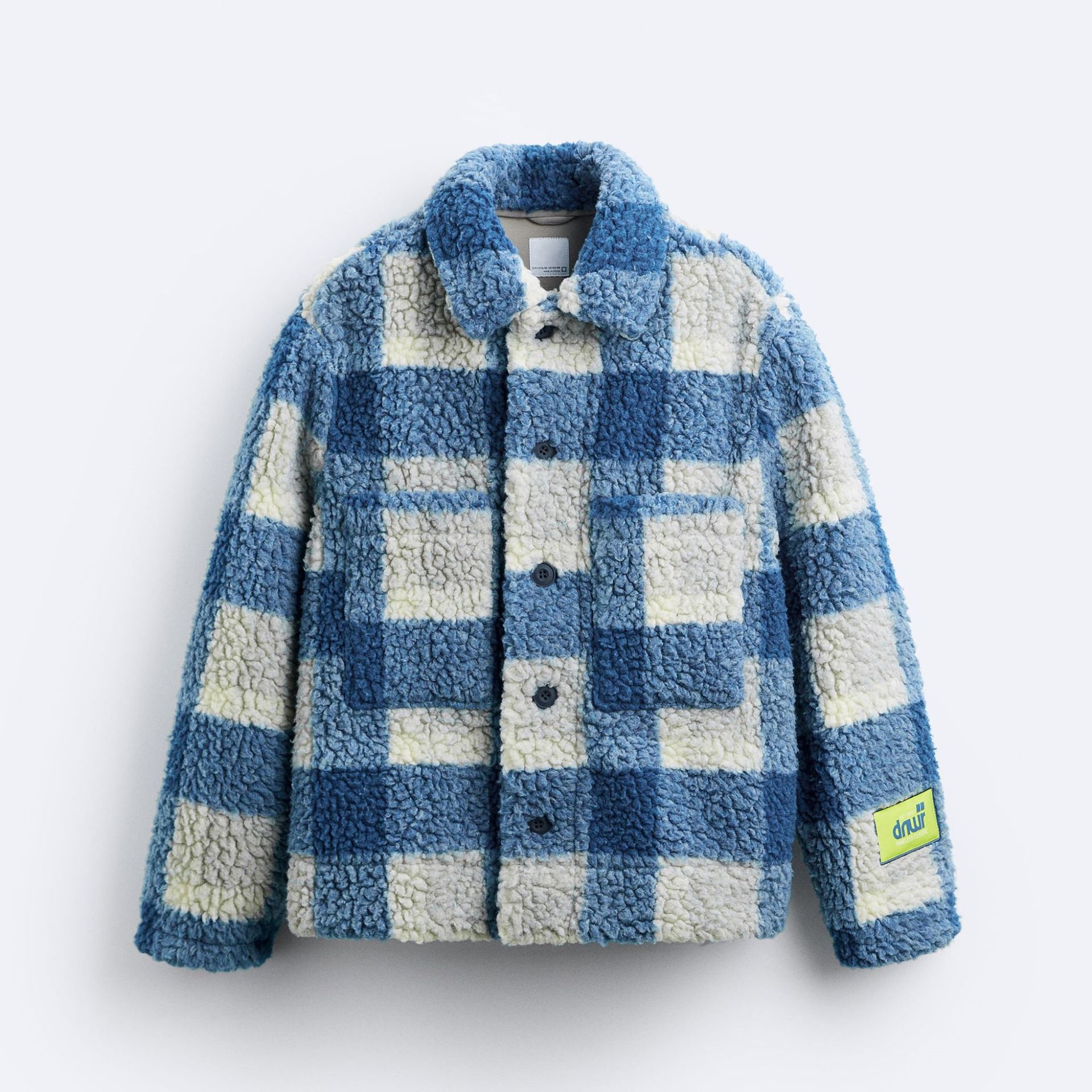 &NEW DNWR Luxe Blue Plaid Coat