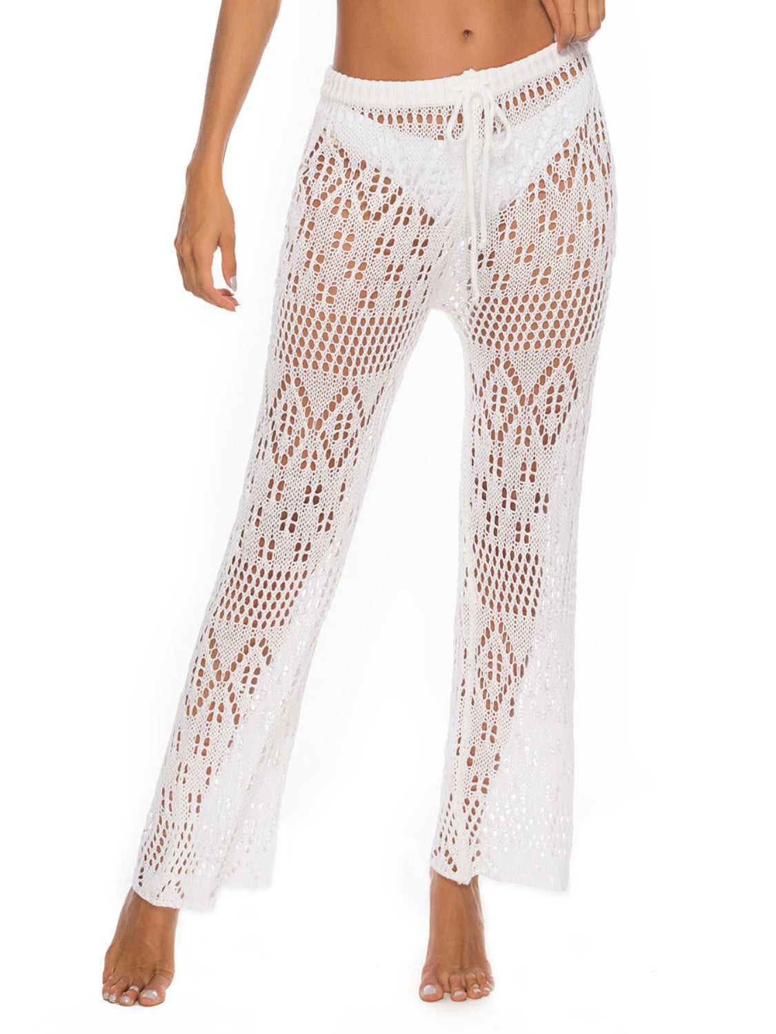 Maxct &Cutout Straight Swim Pants