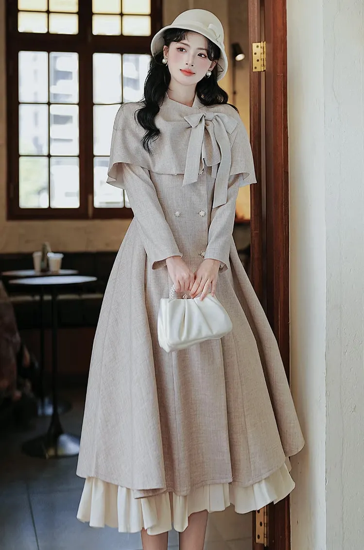 Darling Dearest Midi Dress & Capelet Maxct