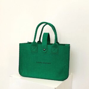 Maxct - Minimalist Letter Graphic Top Handle Bag - Women Tote Bags