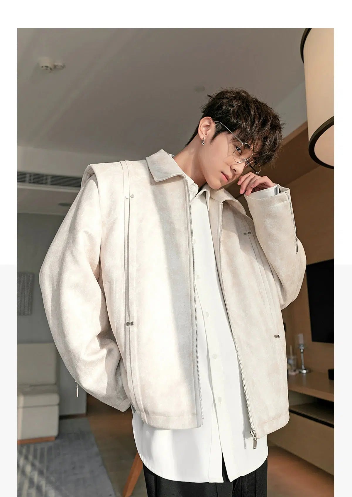 Maxct Thickened Lapel Cotton Jacket