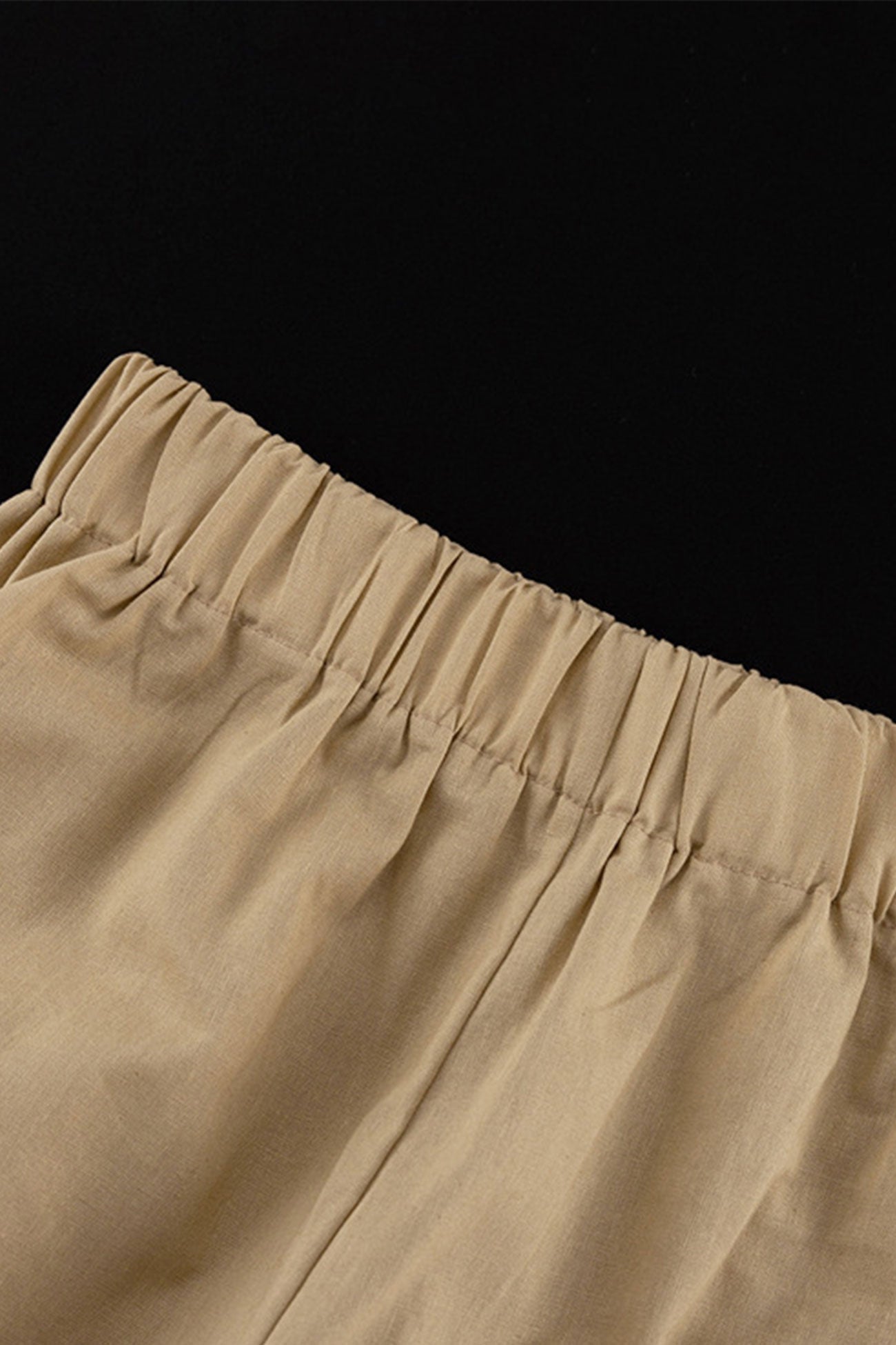 Maxct Khaki Cotton Cami Top Long Pants Suits