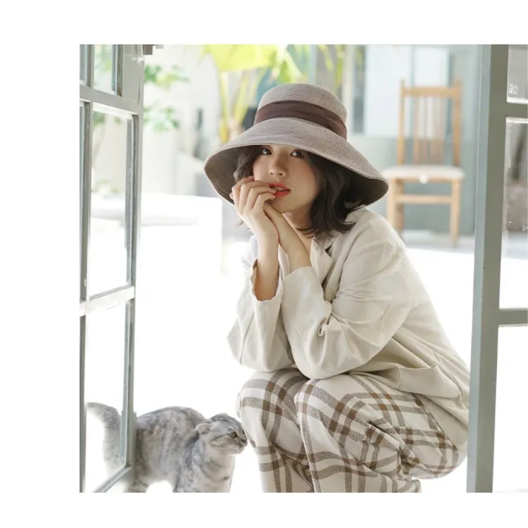 Straw Hat Artsy Travel Women's Anti-DDoS Foldable Hat