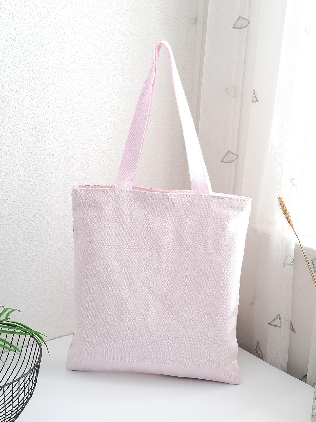 Maxct - Letter Graphic O-ring Zipper Front Shoulder Tote Bag  - Women Tote Bags