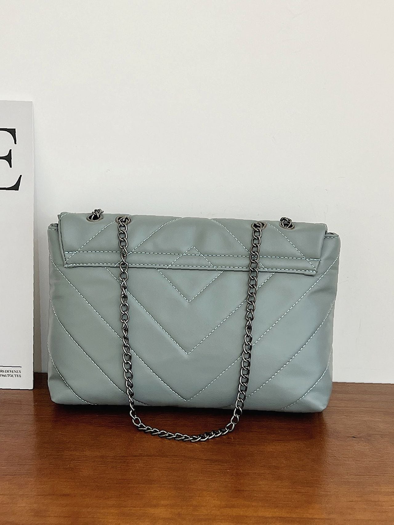 Maxct - Chevron Chain Tote Bag  - Women Tote Bags