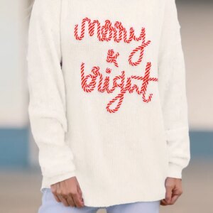 Maxct &MERRY & BRIGHT Round Neck Sweater