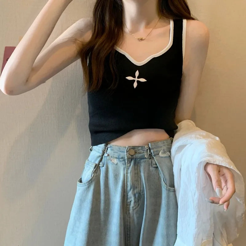 Maxct &Casual Knitted Crop Top