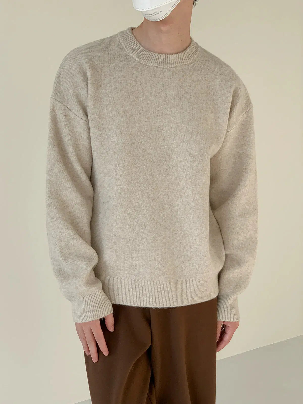 Maxct Cashmere Crew Neck Base Sweater