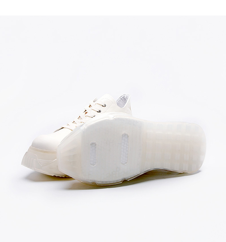 Men's Clear Sole European Sneakers - true deals club