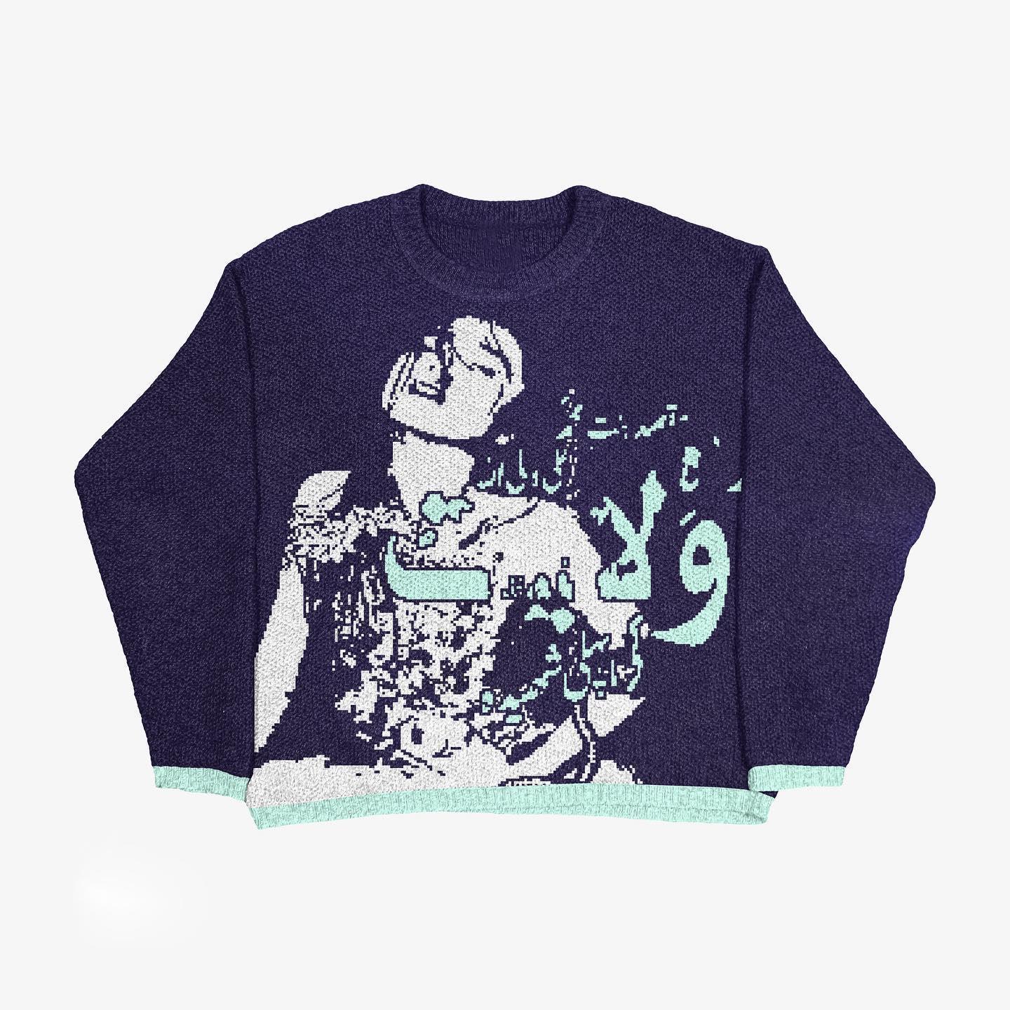 Maxct Autumn and Winter Style Women's Headgear Sweater Warm Sweater