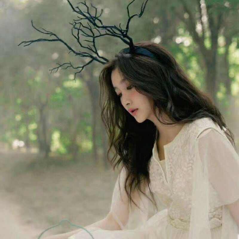 Maxct Fairy Long Antlers Tree Branches Horns Hat Hair Headband Cosplay Party Fancy Dress Xmas Best Gift
