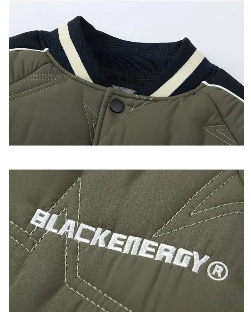 Maxct Army Green Baseball Jacket