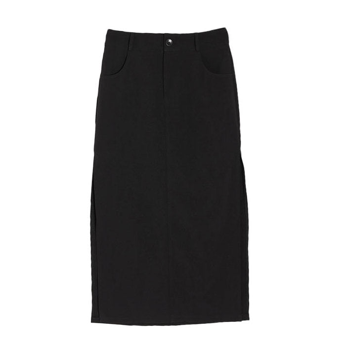 Dark Grunge Aesthetic Long Skirt Maxct