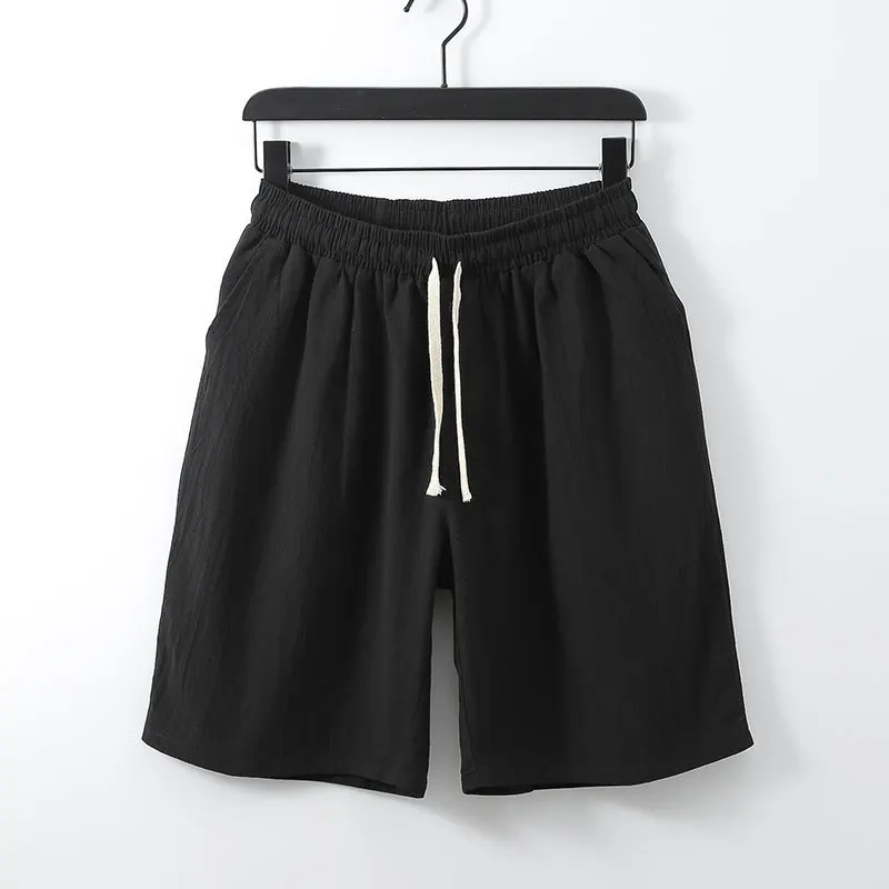 Maxct Retro Cotton Linen Shorts
