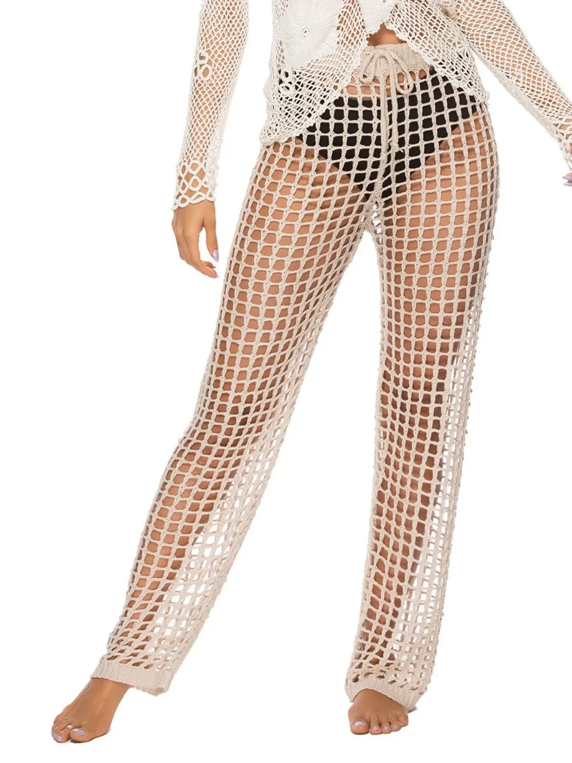 Maxct &Cutout High Waist Swim Pants