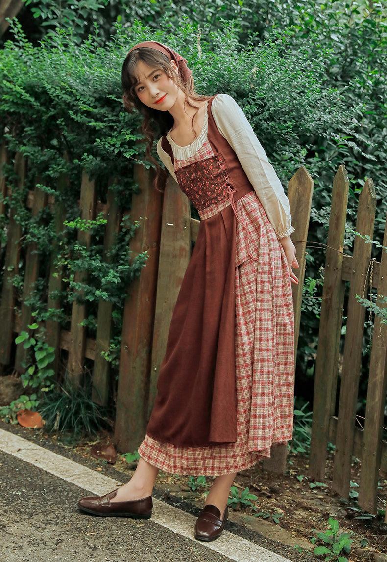 Patchwork Village Dress Maxct