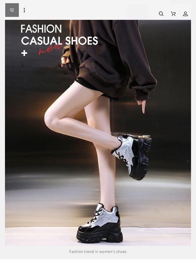 Chunky Wedges Sneakers for Women Maxct
