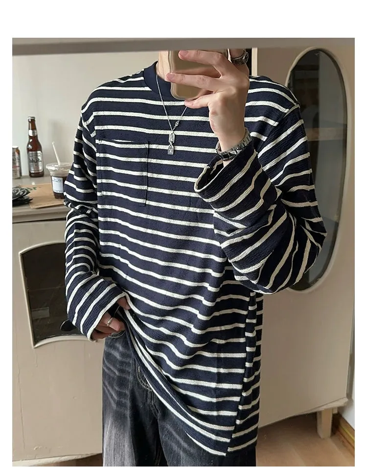 JM Long Sleeve Striped Shirt Maxct