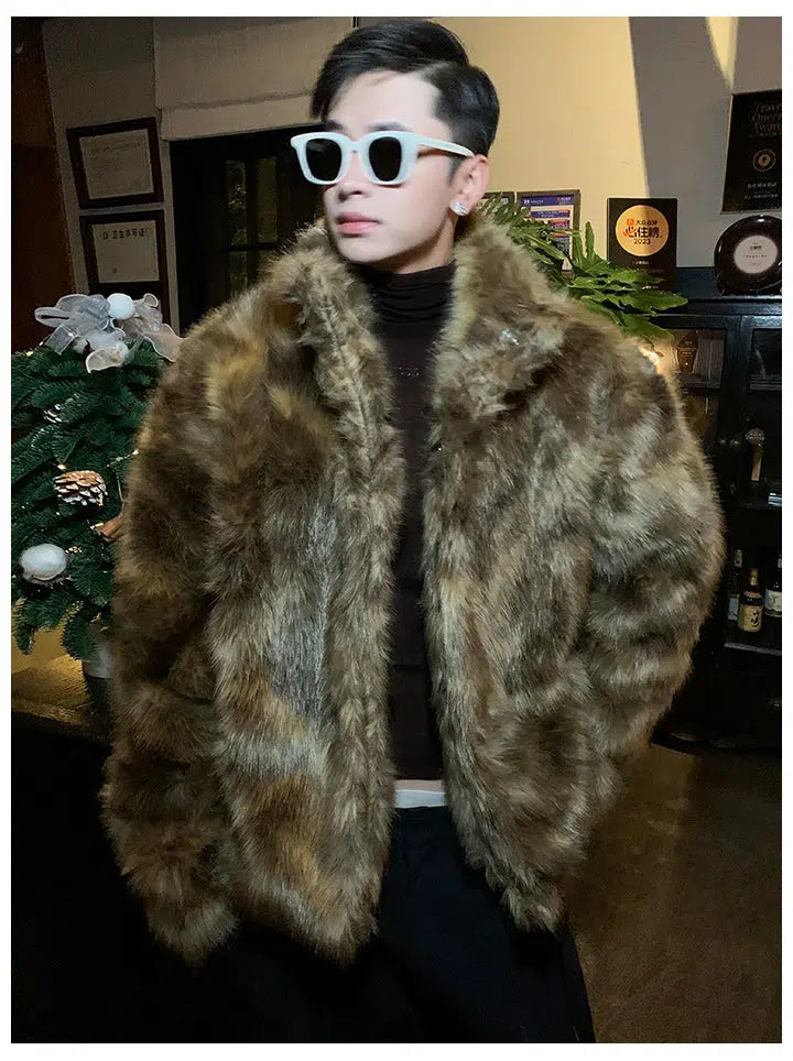 Maxct Faux Fur Mink Coat