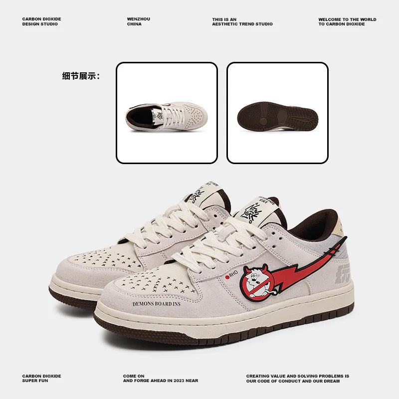 Retro Sneakers - Demon Lightning Shoes Maxct
