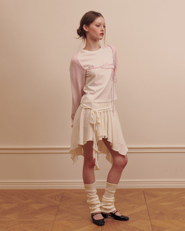 Balletcore Asymmetrical Mid Skirt Maxct