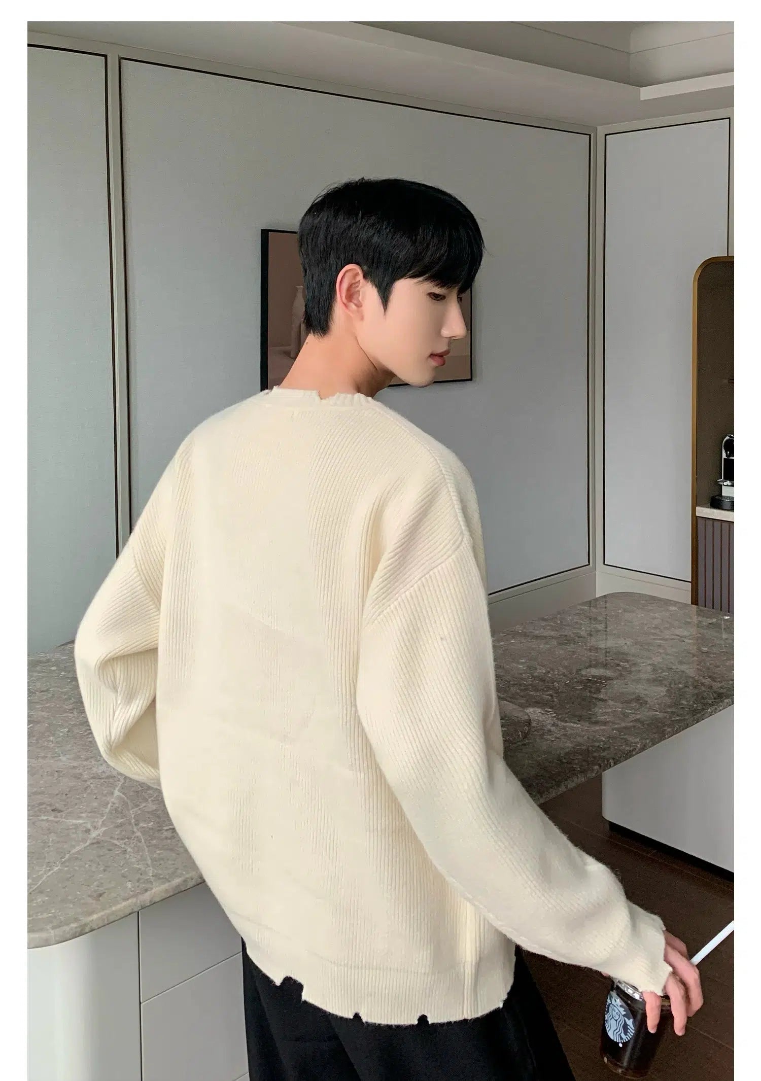 Maxct Loose-fit Crew Neck Sweater